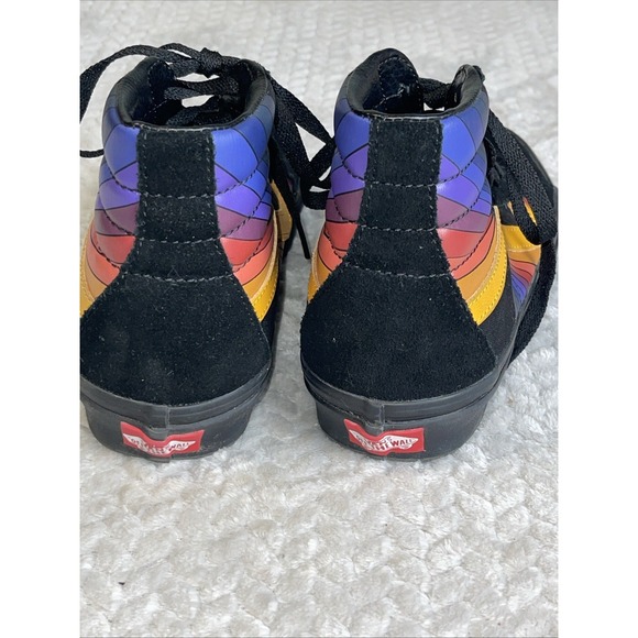 Vans Sk8-Hi Reissue Refract Black And Multi Skate Shoes Men's Sz 7 Multicolor - Picture 4 of 12